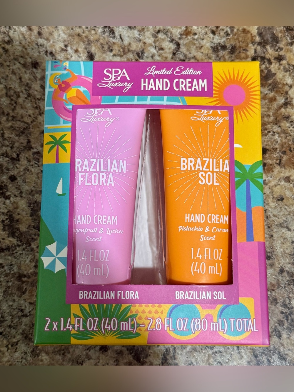 Brazilian Flora & Brazilian Sol Hand Cream Duo - NEW IN BOX